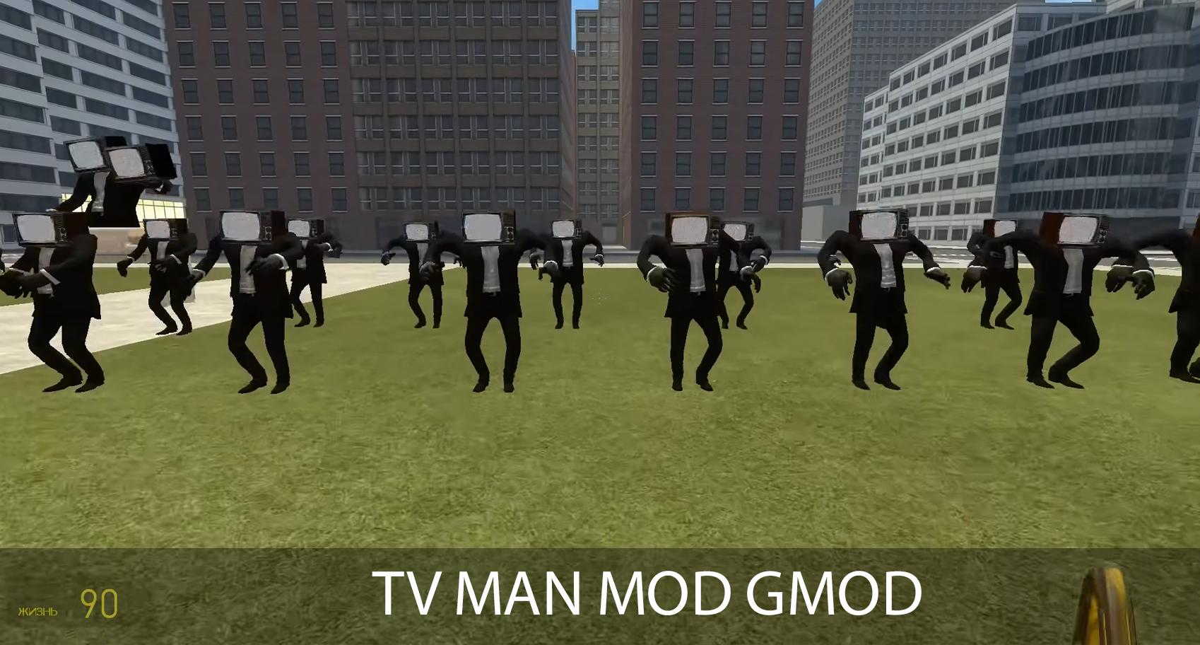 Download Tv Man mod GMOD android on PC