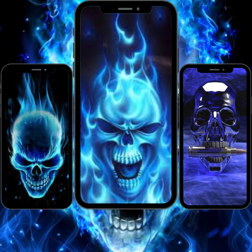 Skull live wallpaper 3D