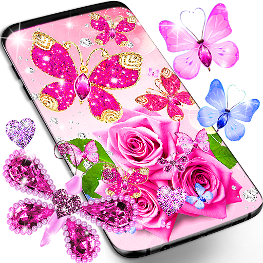 Diamond butterfly wallpapers