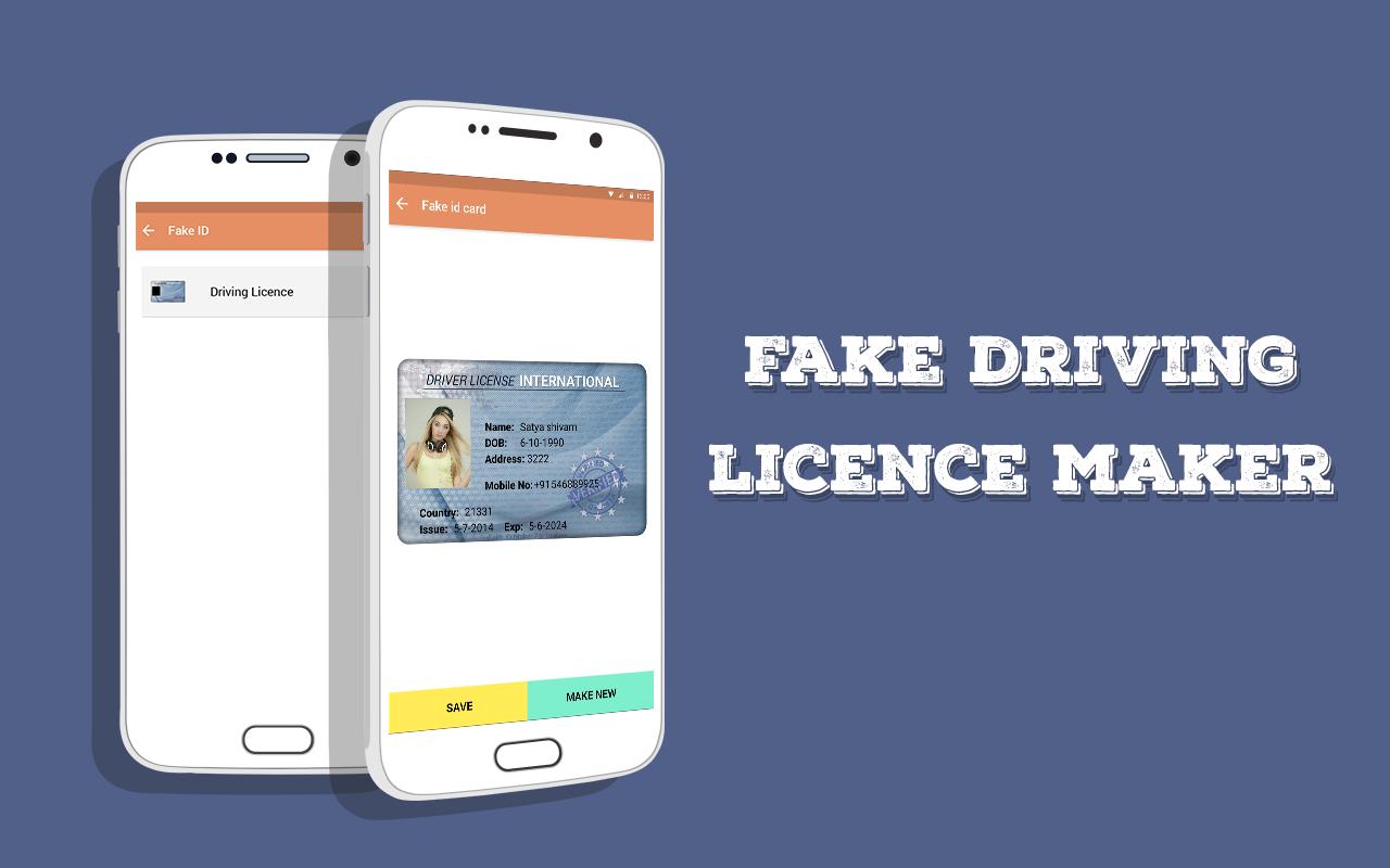 Download Fake Driving Licence Maker android on PC