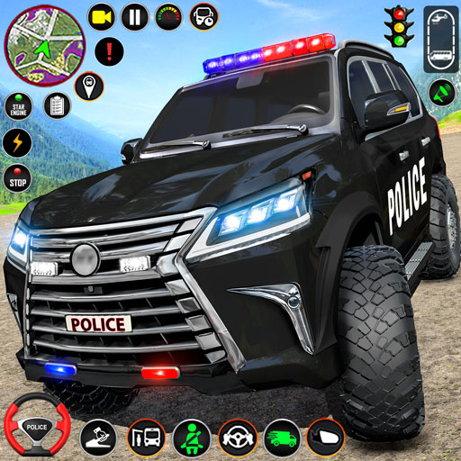 permainan mengejar mobil polis