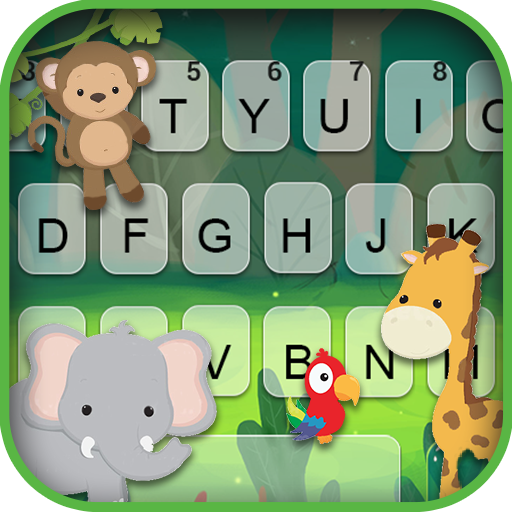 Фон клавиатуры Cute Forest Zoo