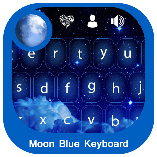 Moon Blue Keyboard