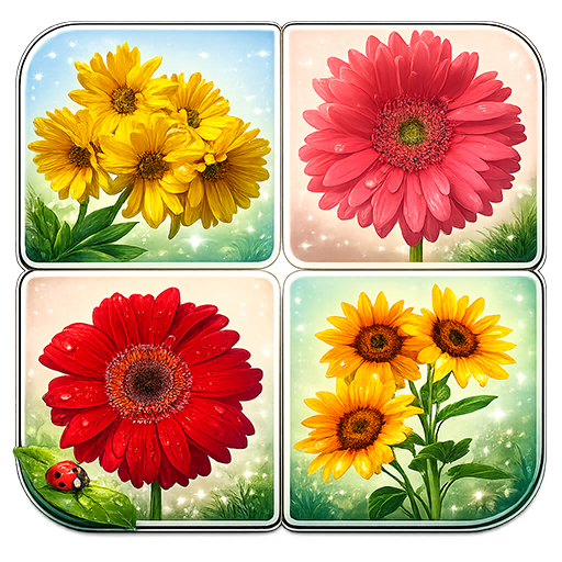 Flower Memory Matching Game