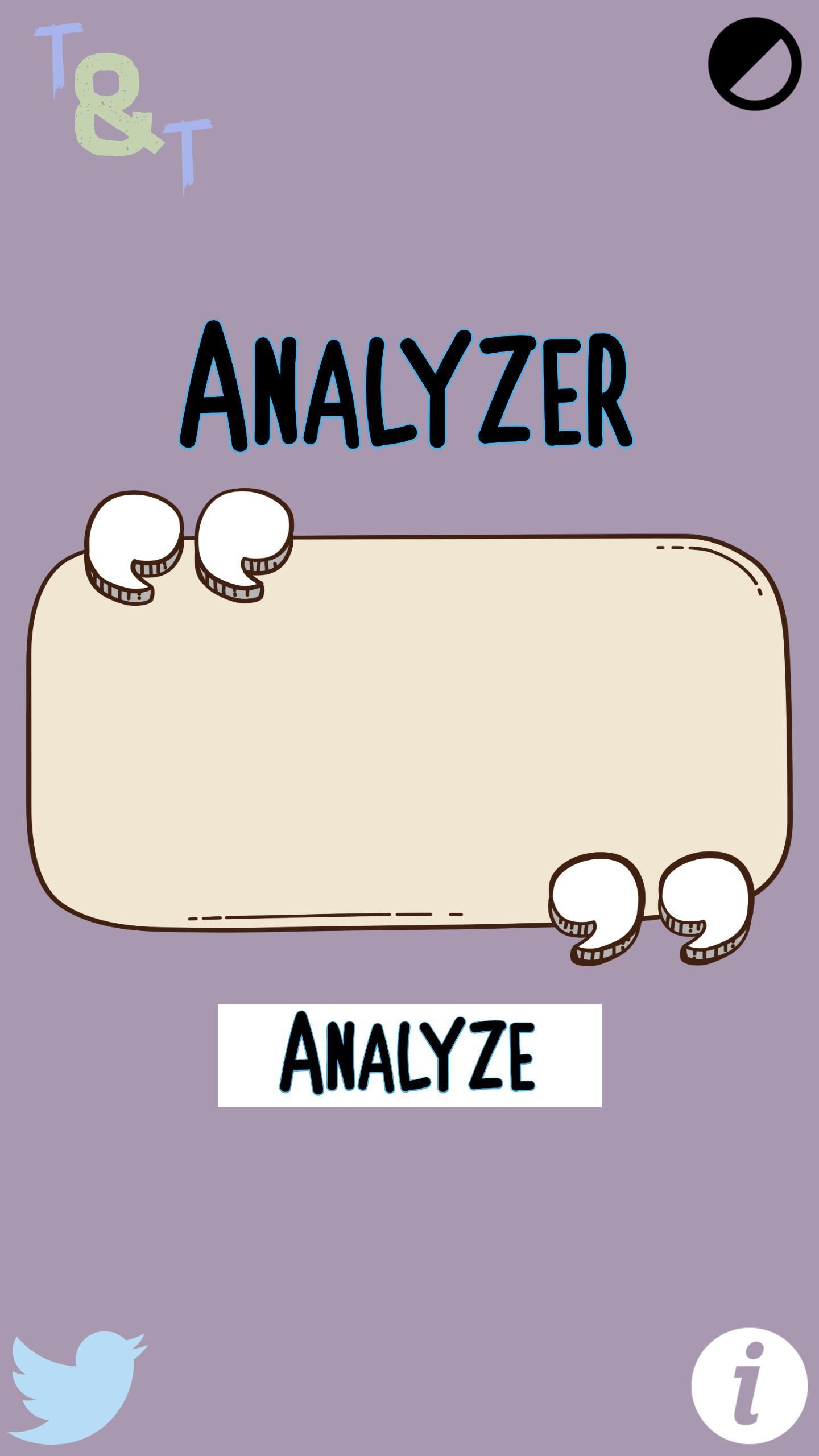 Download T&T - Tweet Analyzer android on PC