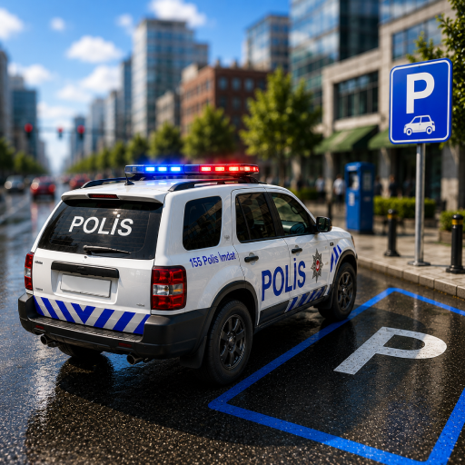 City Police Parking 3D