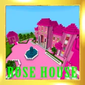 Pink princess house 2018 map for MCPE!