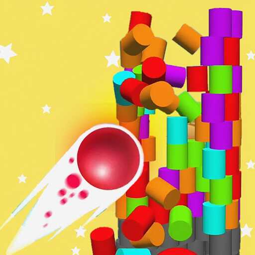 Color Tower Crash 3D: Arcade