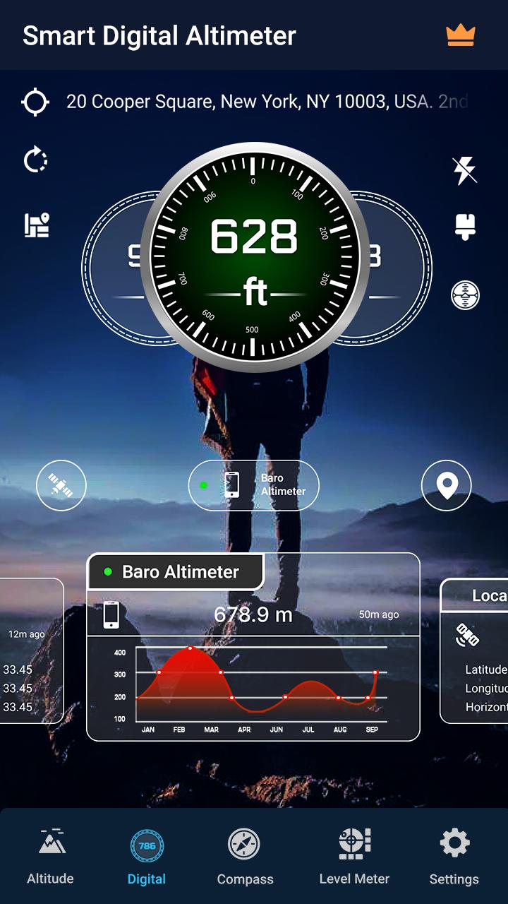 Скачать Altimeter GPS Meter Altitude на ПК | Официальный представитель  GameLoop