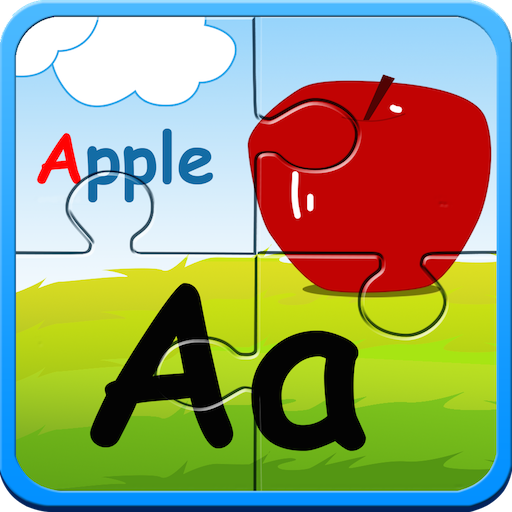 アルファベットのジグソーパズル＆フラッシュカード子供のゲーム