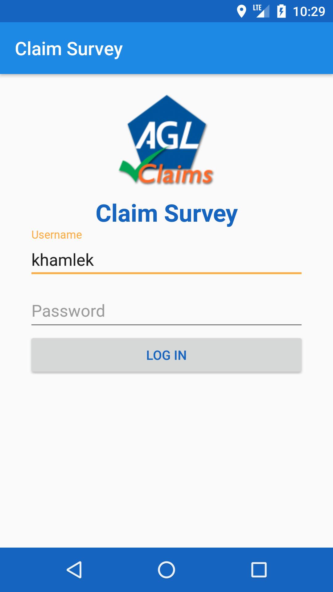 Download AGL Claims Survey android on PC