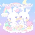 Cute Dreamy Rabbit tema +HOME