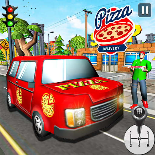 Pizza Delivery Boy: Taxi Games
