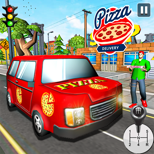 pizza police taxi car driving