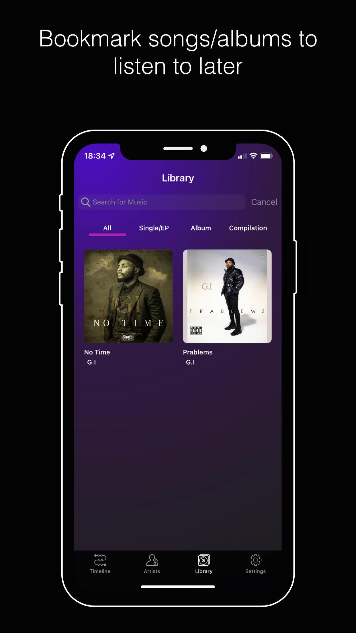 Download MusicHub - New Music Tracker android on PC