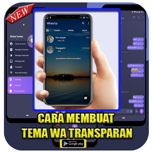 cara membuat wa transparan 202