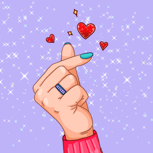 Finger Heart Wallpaper