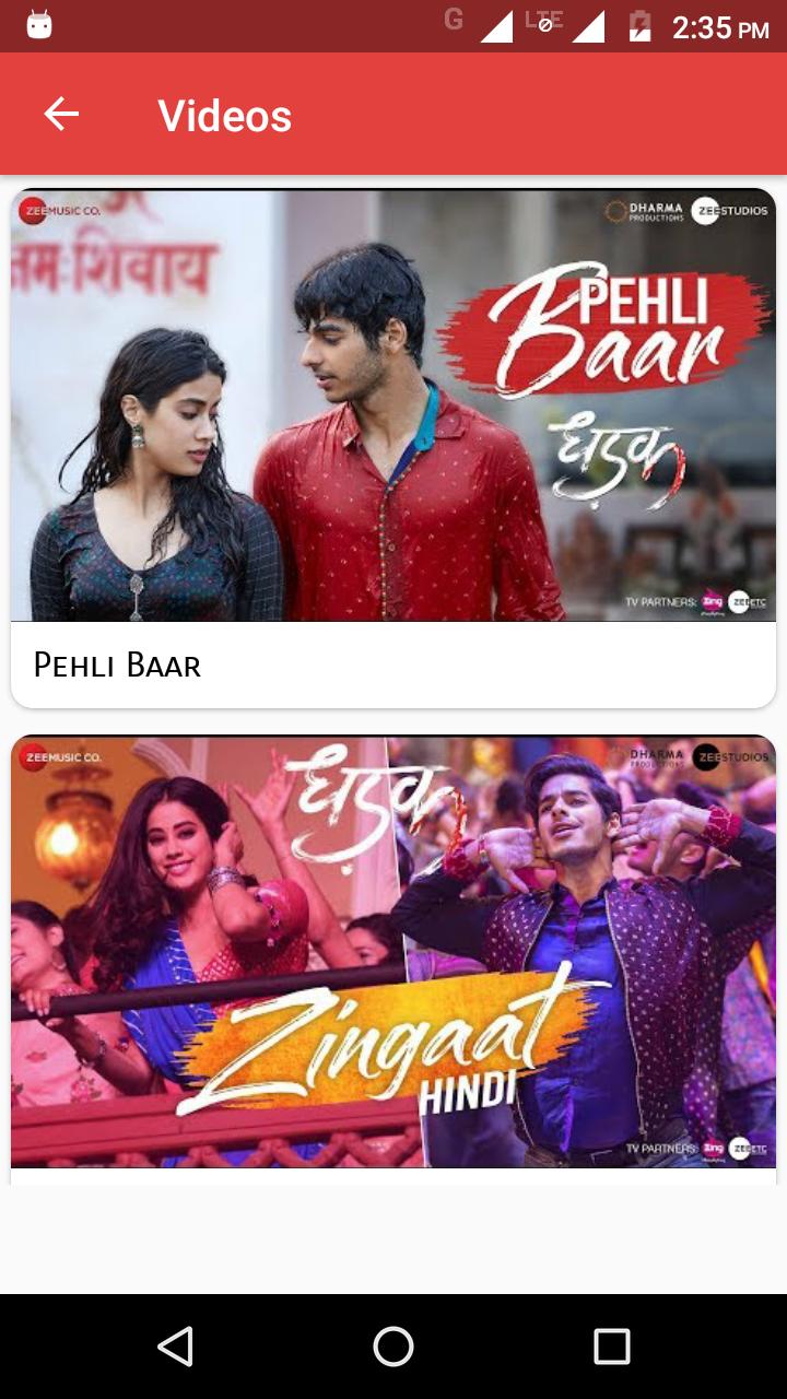 Download Dhadak Movie App android on PC