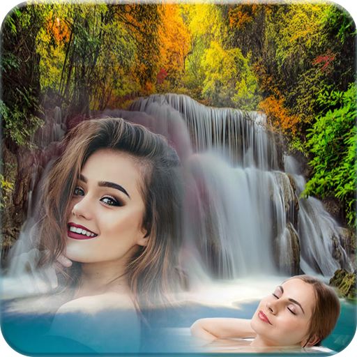 Şelale fotoğraf çerçeveleri