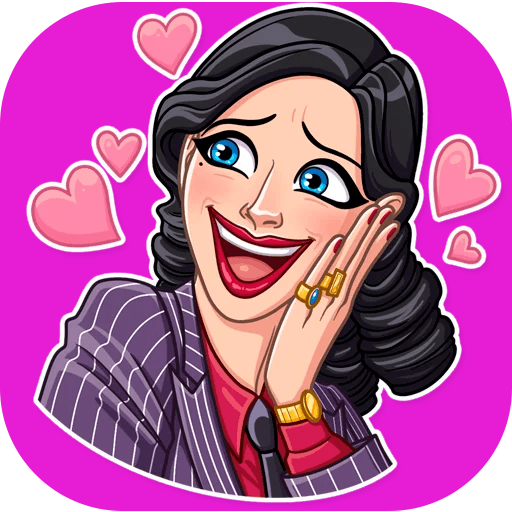 Girl Stickers for Whatsapp