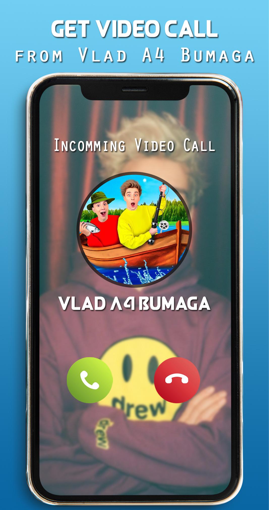 Скачать Vlad A4 bumaga fake videoccall на ПК | Официальный представитель  GameLoop