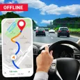 offline peta: GPS navigasi