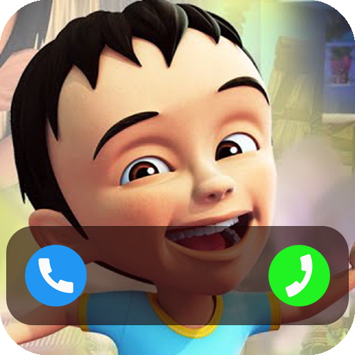 fake call video Fizi Upin Ipin