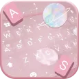 Pink Planets Keyboard Theme