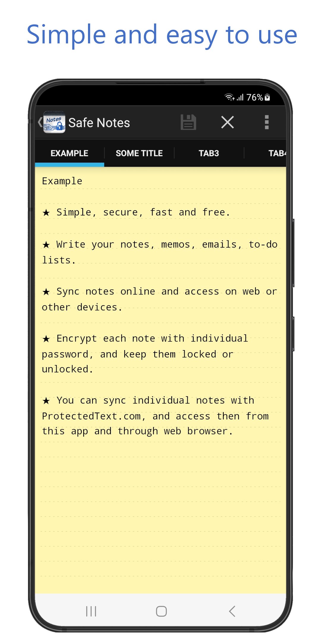 Download Safe Notes - Official app android on PC