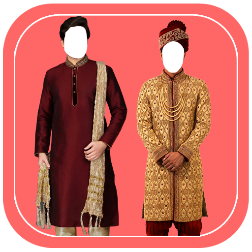 Men Sherwani Dress Photo Suit