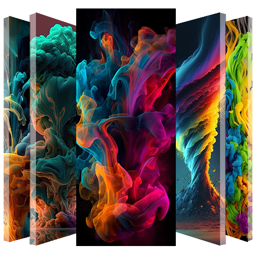 Smoke Color Wallpaper 3D