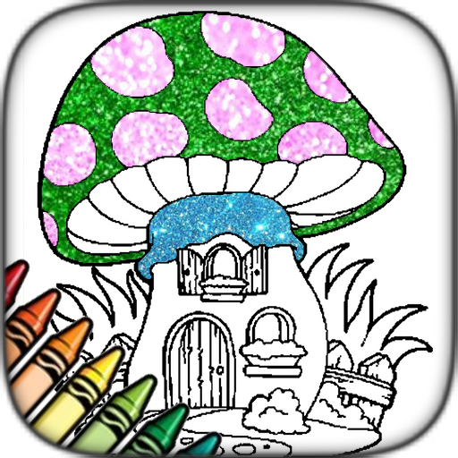 Mushroom Coloring Page