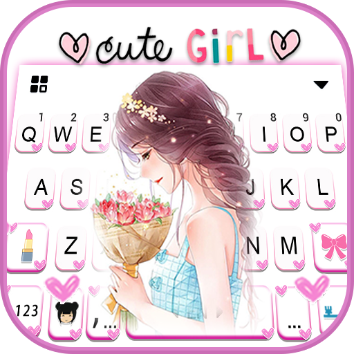 Flower Princess Keyboard Backg