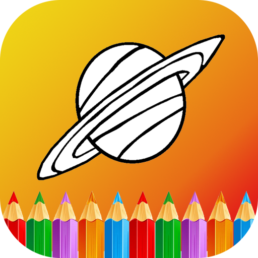 Planets Coloring Book