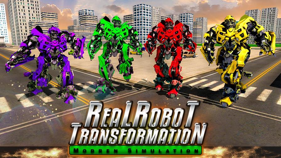 Download Car Robot War Transformer Free Game 2018 android on PC