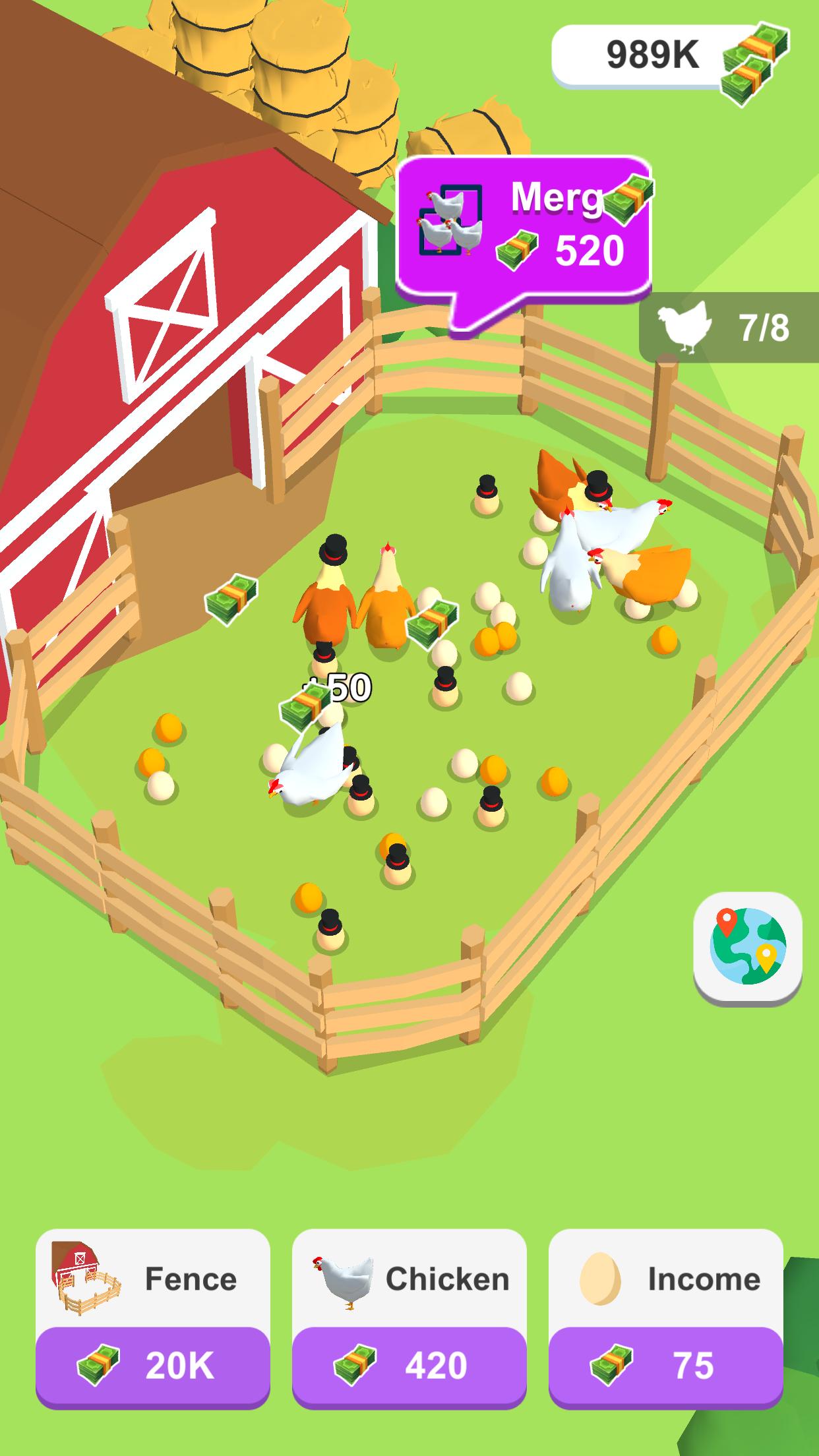 Chicken Merge - Jogo para Mac, Windows (PC), Linux - WebCatalog