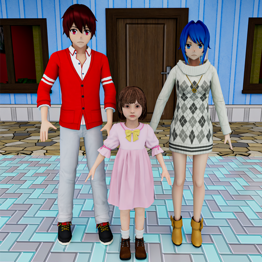 Anime Dad Virtual Family