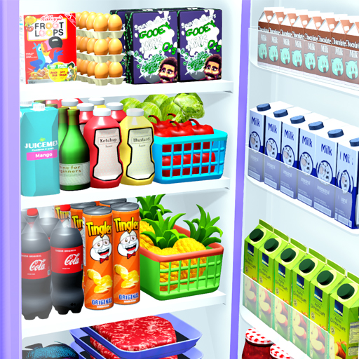 Fill The Fridge 3d Game