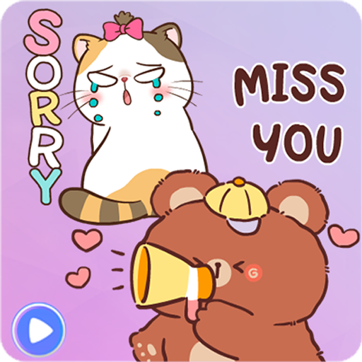 Cute Animation Animal Stickers