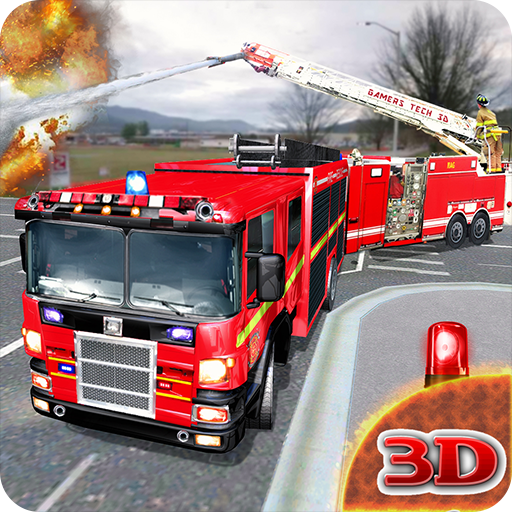 Fire Engine Truck Driving : Em