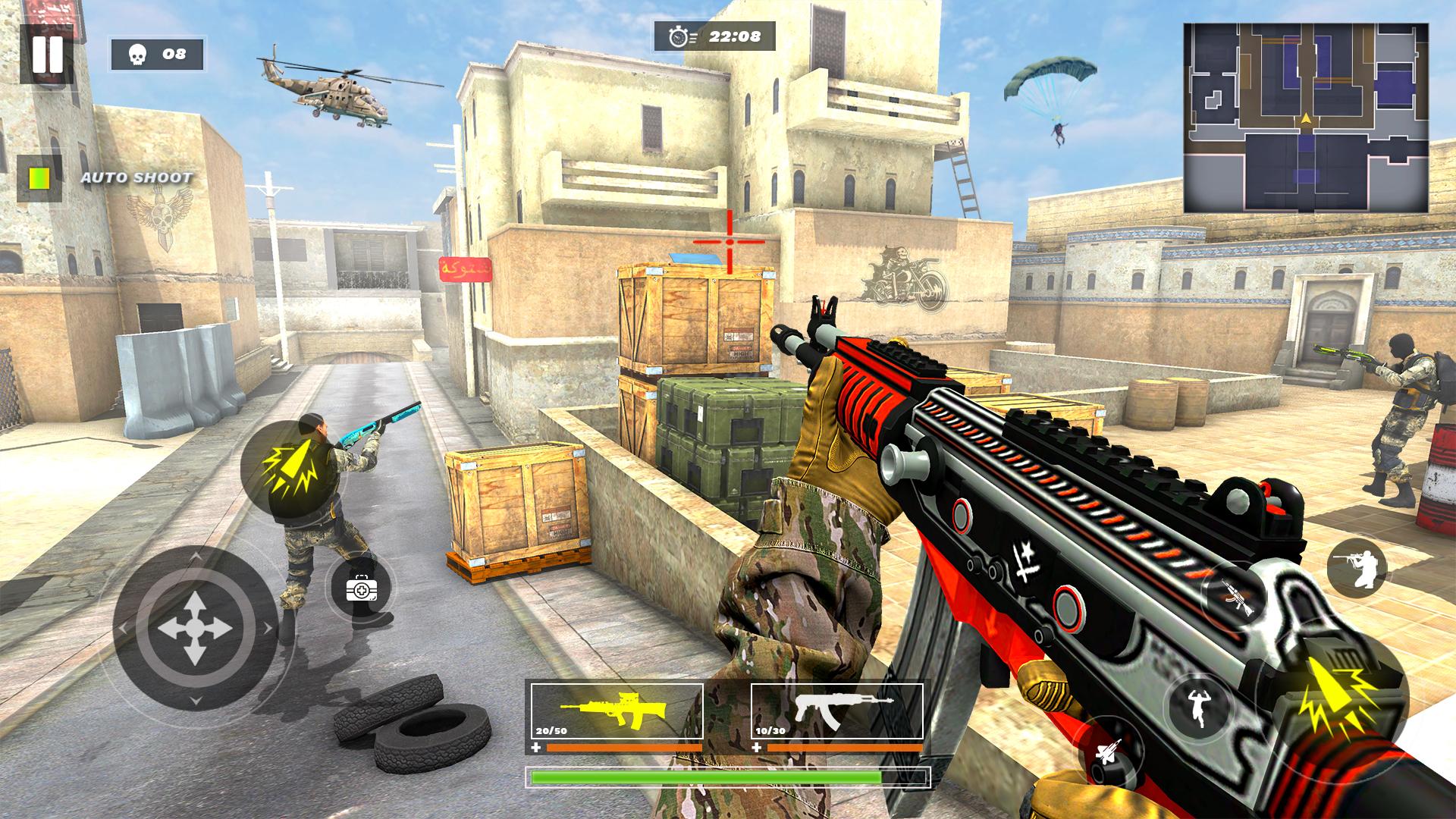 Download Gun Action Strike Critical Ops android on PC