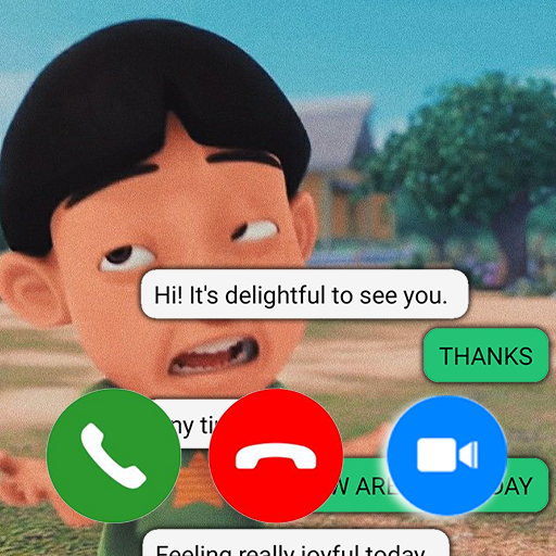 Call Mail Upin Ipin - chat