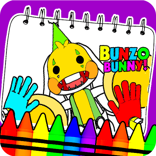 Bunzo Bunny Coloring Book Draw