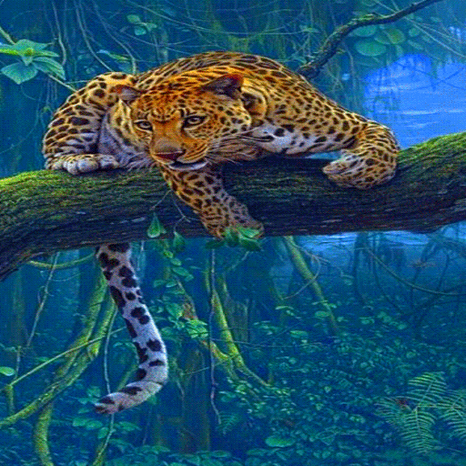 Jungle Leopard Live Wallpaper