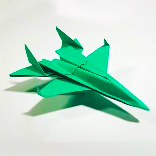 Avião de papel origami