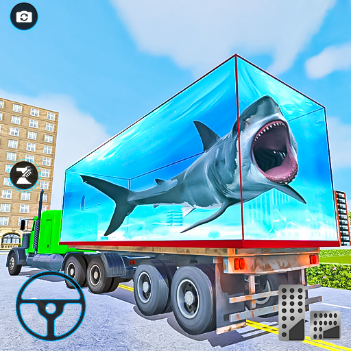 Sea Animal Transport Truck 3D