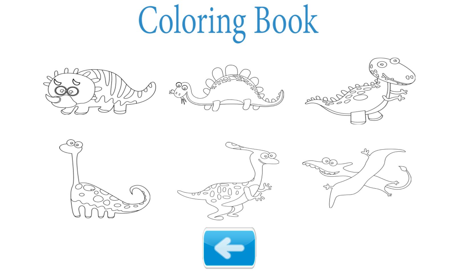 Скачать Dinosaur Coloring Book : free dino paint games на ПК | Официальный  представитель GameLoop