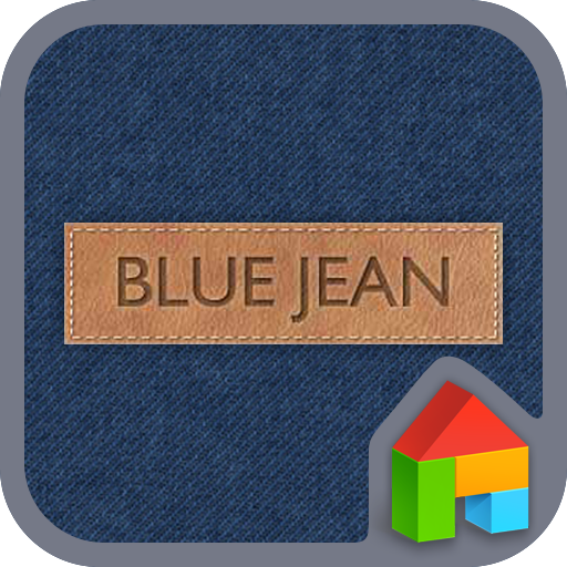 Blue Jean LINE Launcher theme