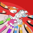 Super Dino Coloring