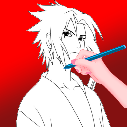 Uchiha Sasuke Coloring Book